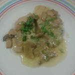 scaloppine di maiale ai funghi